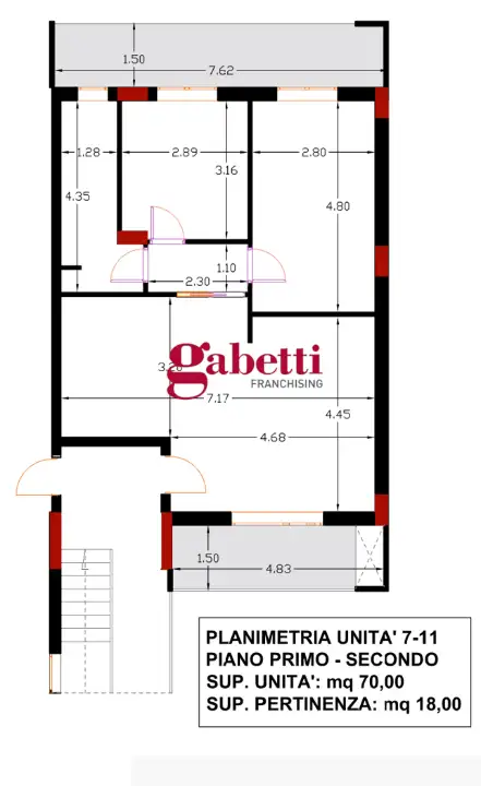 Appartamento - Planimetry 8