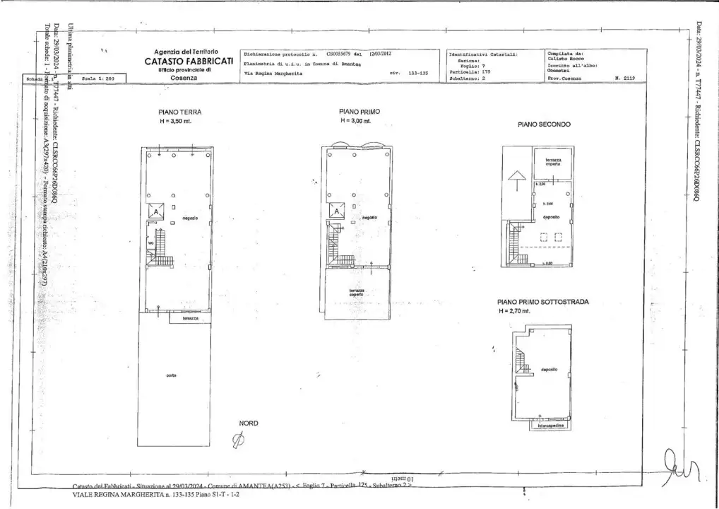 Negozio - Planimetry 1