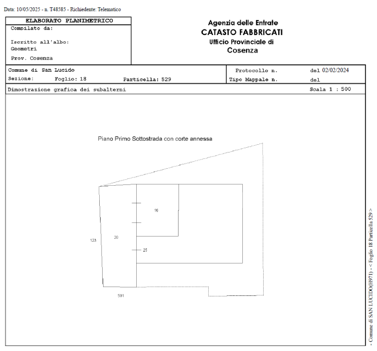 Magazzino - Planimetry 1