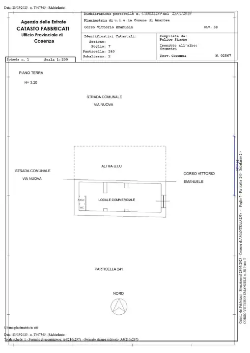 Negozio - Planimetry 1