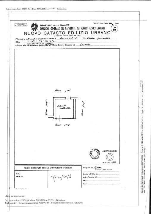 Appartamento - Planimetry 1