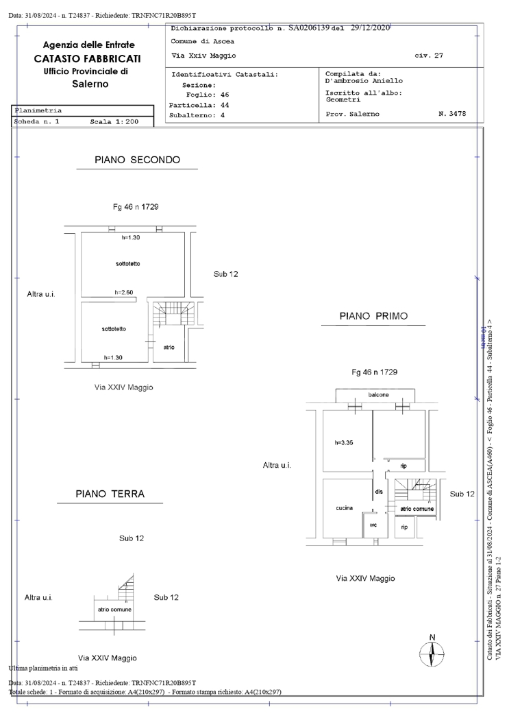 Appartamento - Planimetry 1