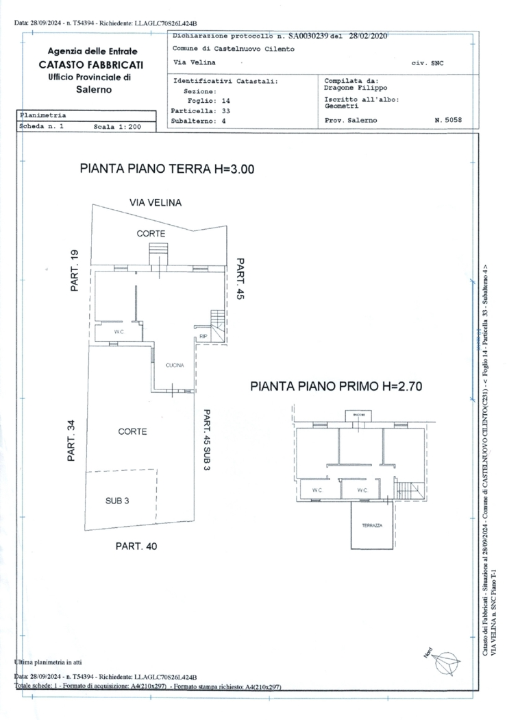 Casa Indipendente - Planimetry 1