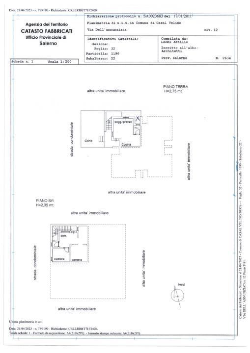 Appartamento - Planimetry 1
