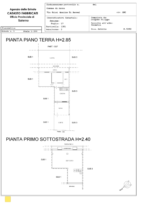 Villa - Planimetry 1