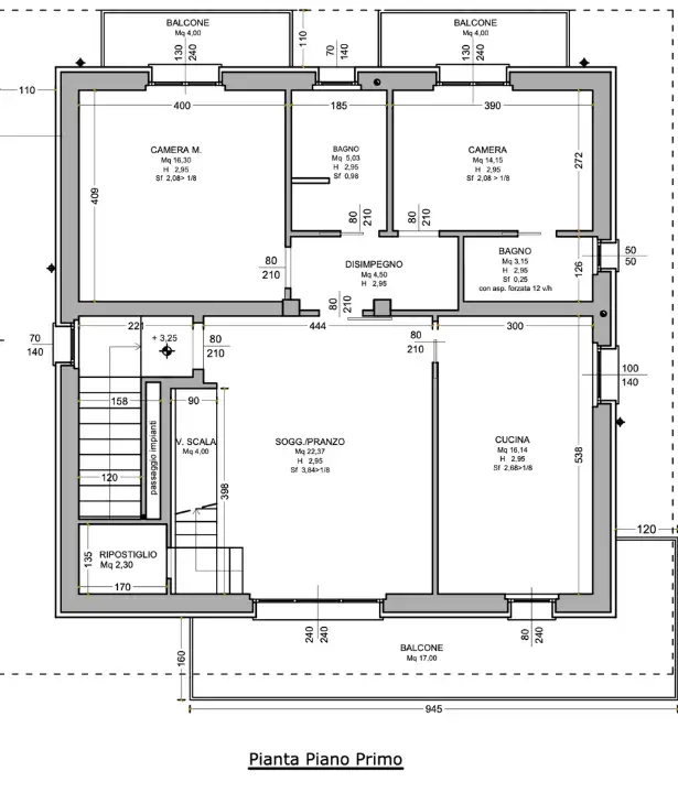 Villa - Planimetry 1