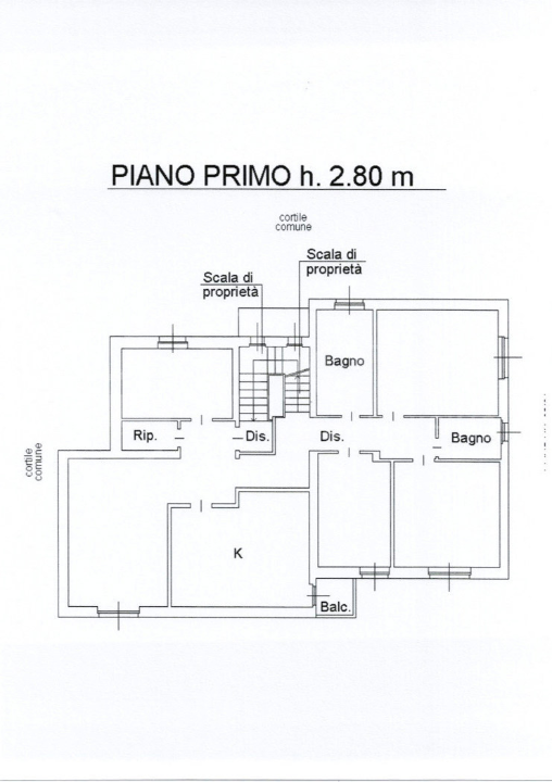 Appartamento - Planimetry 1