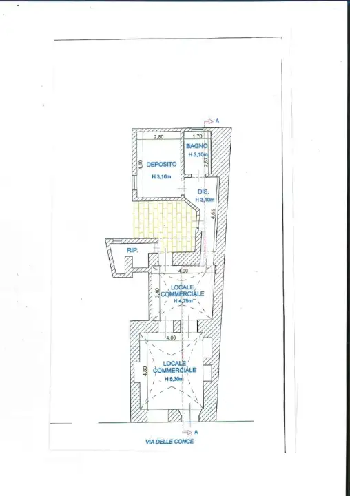 Negozio - Planimetry 1