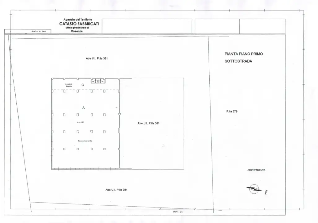 Magazzino - Planimetry 1