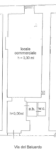 Negozio - Planimetry 1