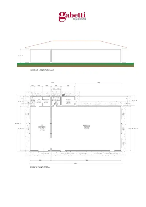 Capannone - Planimetry 1