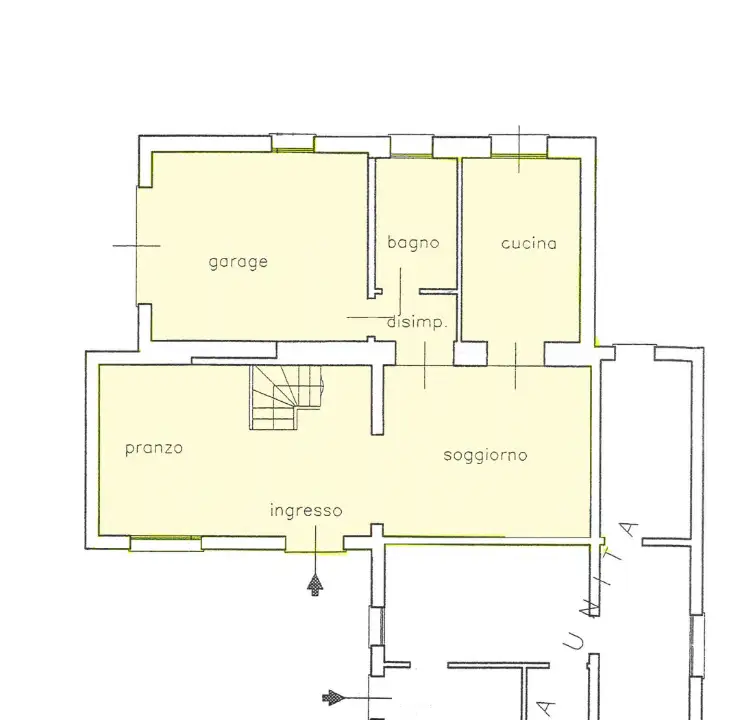 Casa Indipendente - Planimetry 1