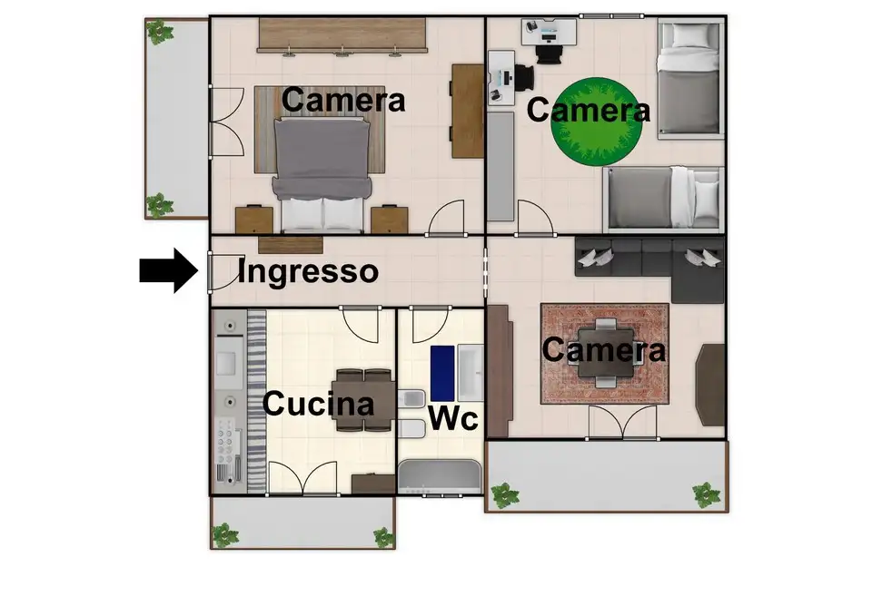 Appartamento - Planimetry 1