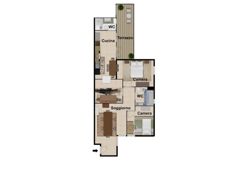 Appartamento - Planimetry 1