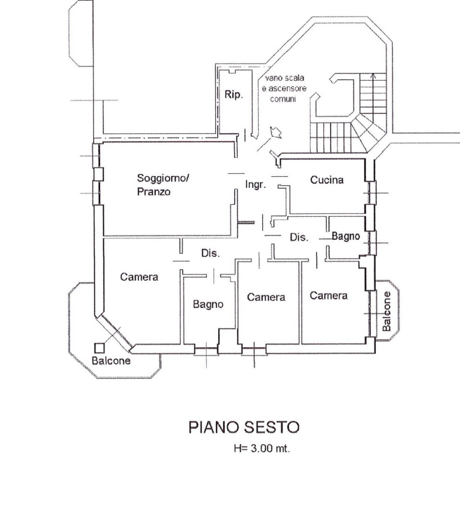 Appartamento - Planimetry 1