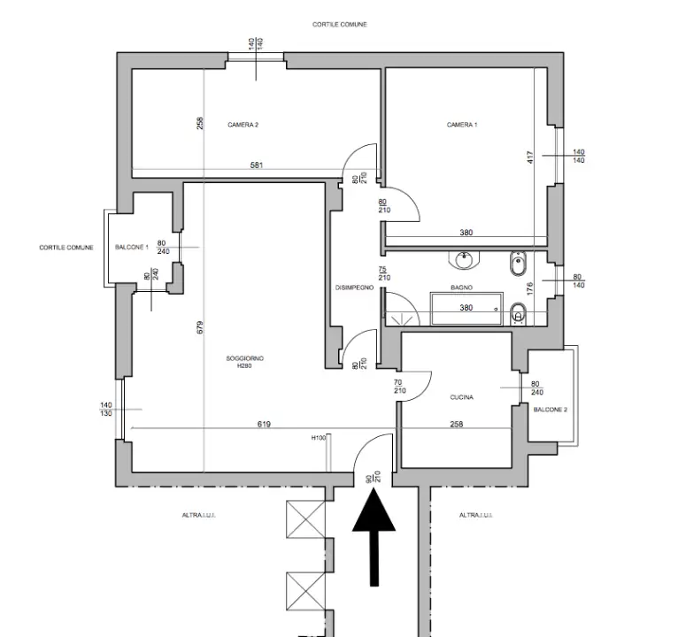 Appartamento - Planimetry 1