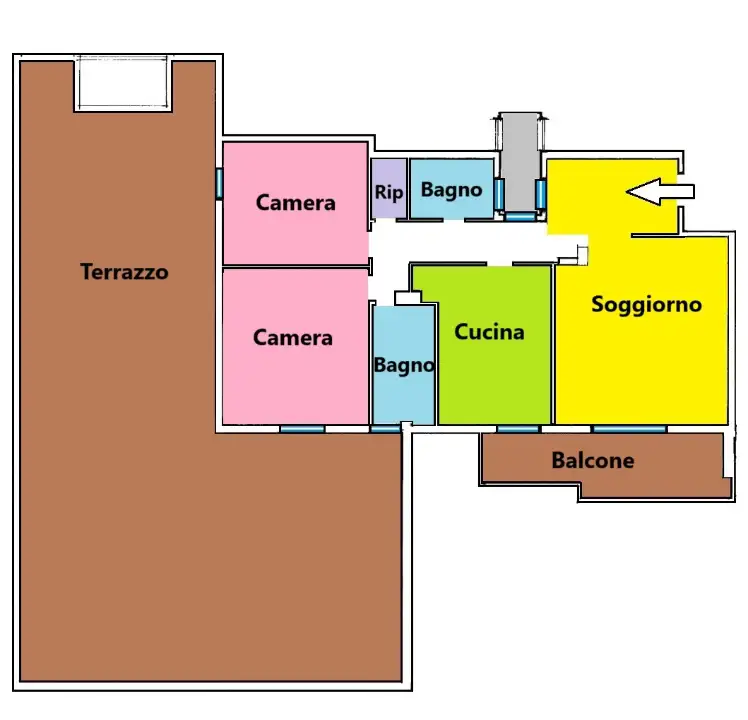 Appartamento - Planimetry 1