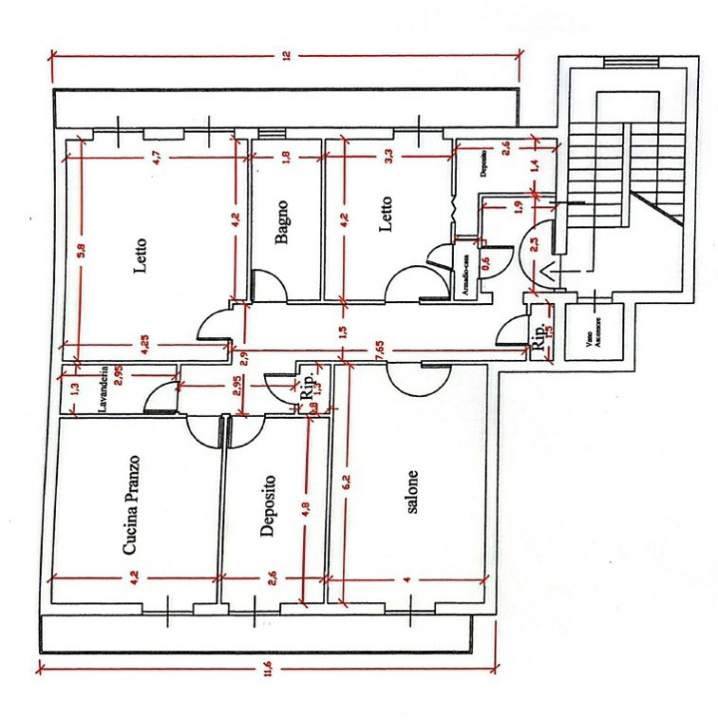 Appartamento - Planimetry 1