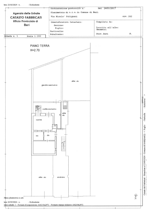 Appartamento - Planimetry 1