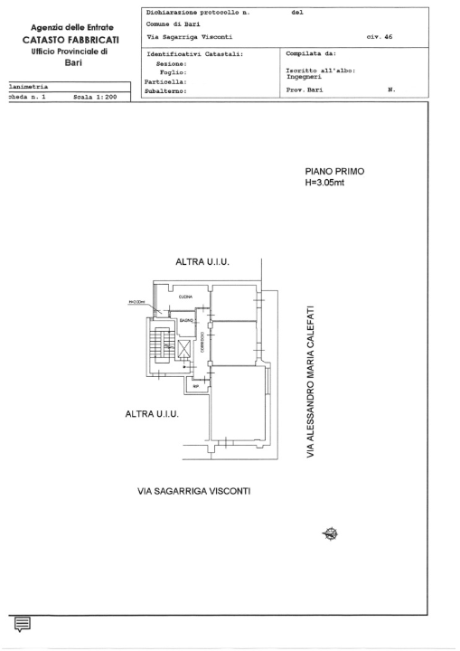 Appartamento - Planimetry 1