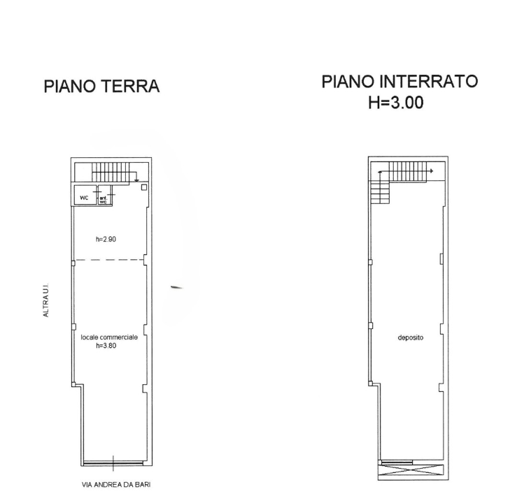 Negozio - Planimetry 1