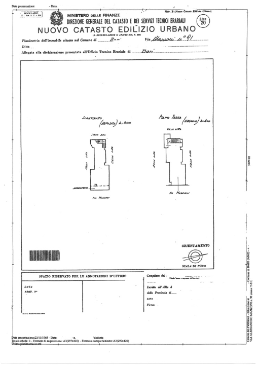Negozio - Planimetry 1