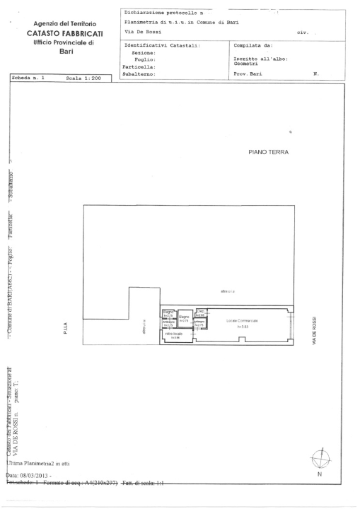 Negozio - Planimetry 1