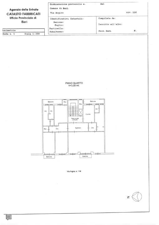 Appartamento - Planimetry 1