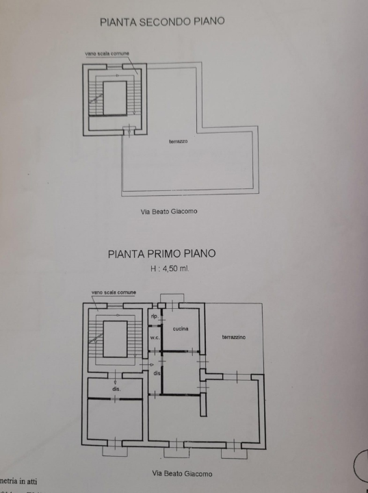 Palazzina - Planimetry 1