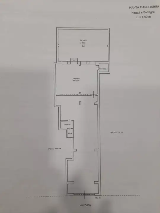 Negozio - Planimetry 1