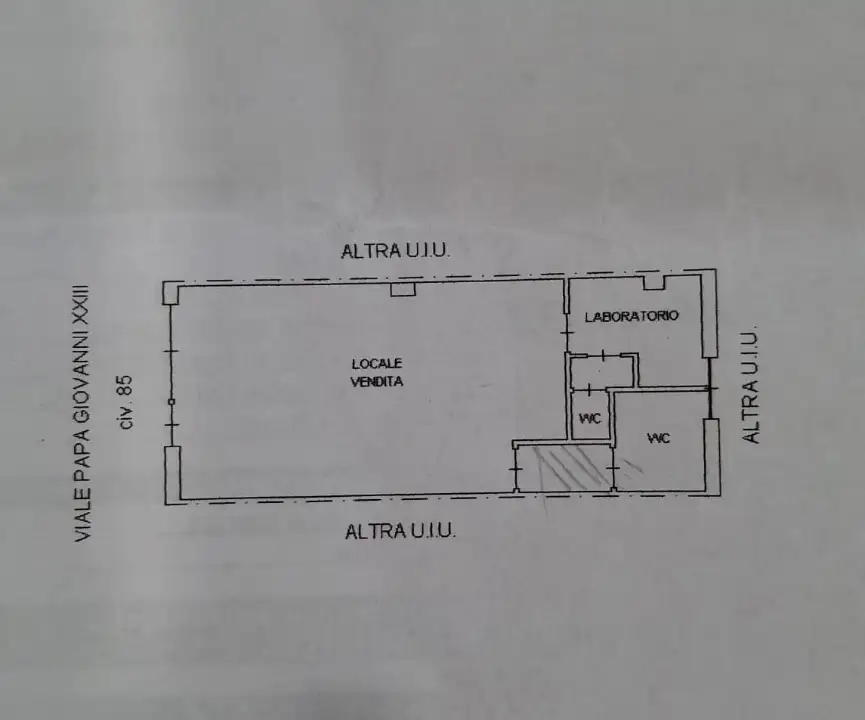 Negozio - Planimetry 1