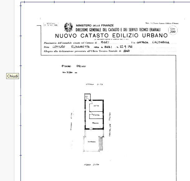 Casa Indipendente - Planimetry 1