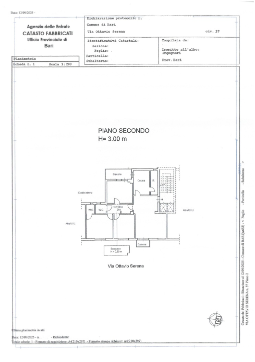 Appartamento - Planimetry 1