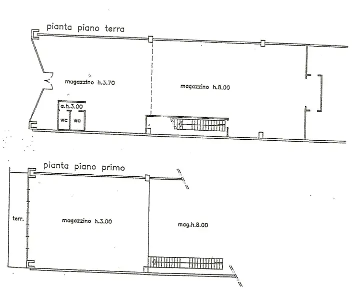 Capannone - Planimetry 1