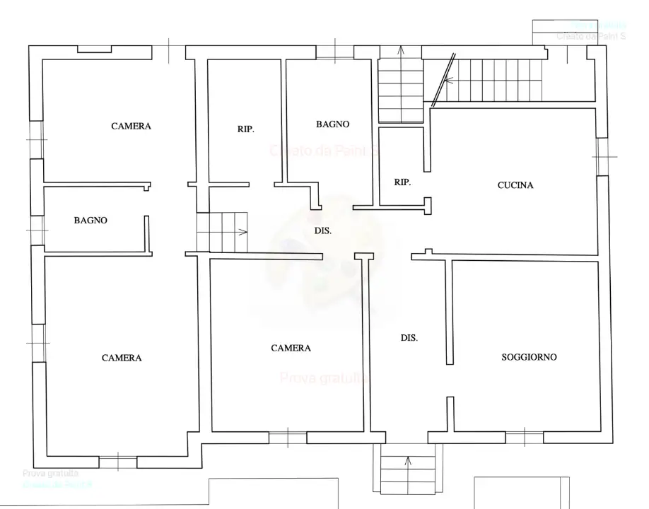 Palazzina - Planimetry 1