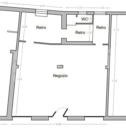 Negozio - Planimetry 1