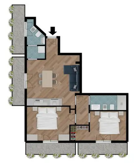 Appartamento - Planimetry 1