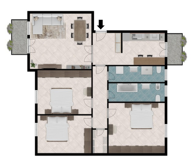 Appartamento - Planimetry 1