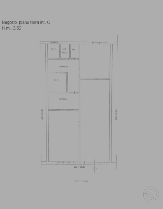 Negozio - Planimetry 1