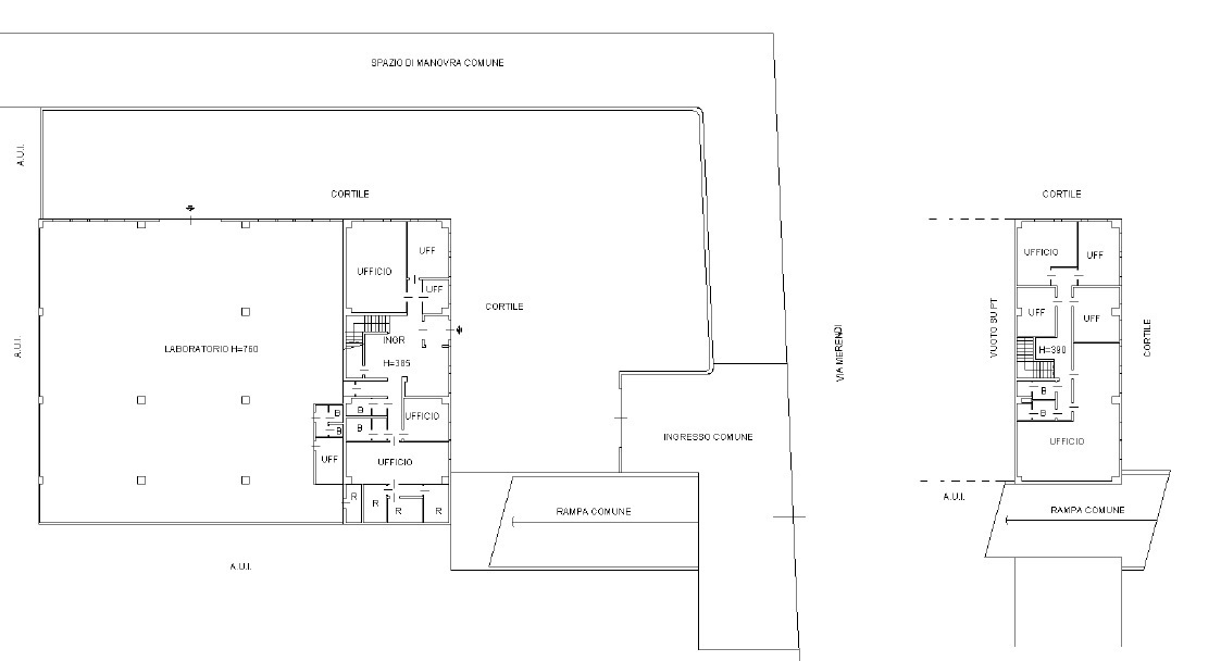 Capannone - Planimetry 1