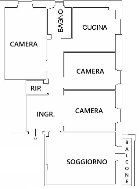 Appartamento - Planimetry 1