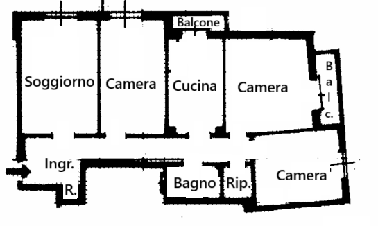 Appartamento - Planimetry 1