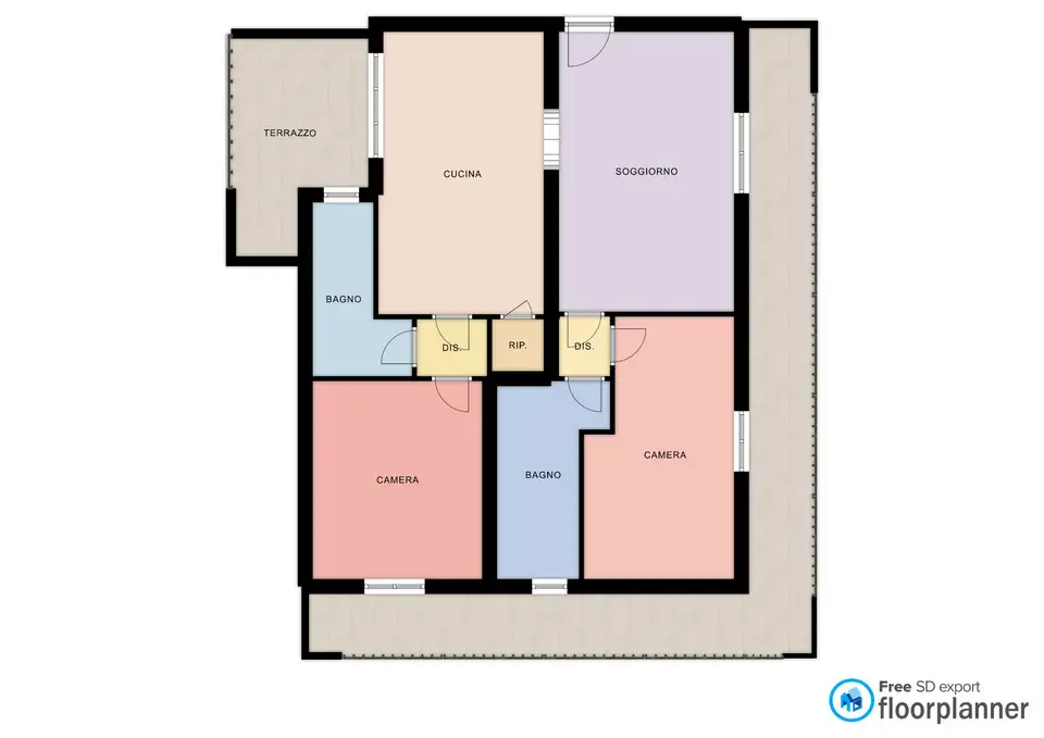 Appartamento - Planimetry 1