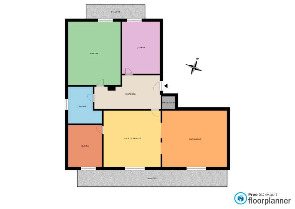 Appartamento - Planimetry 1