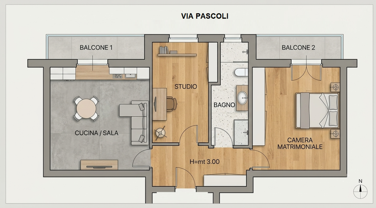 Appartamento - Planimetry 1