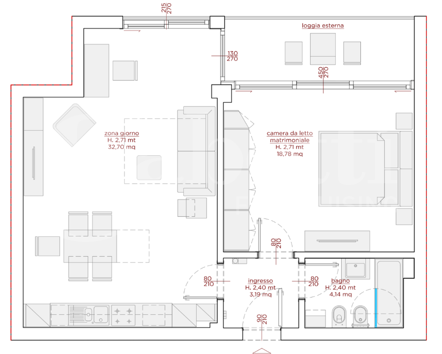 Appartamento - Planimetry 1