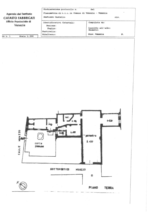 Capannone - Planimetry 1