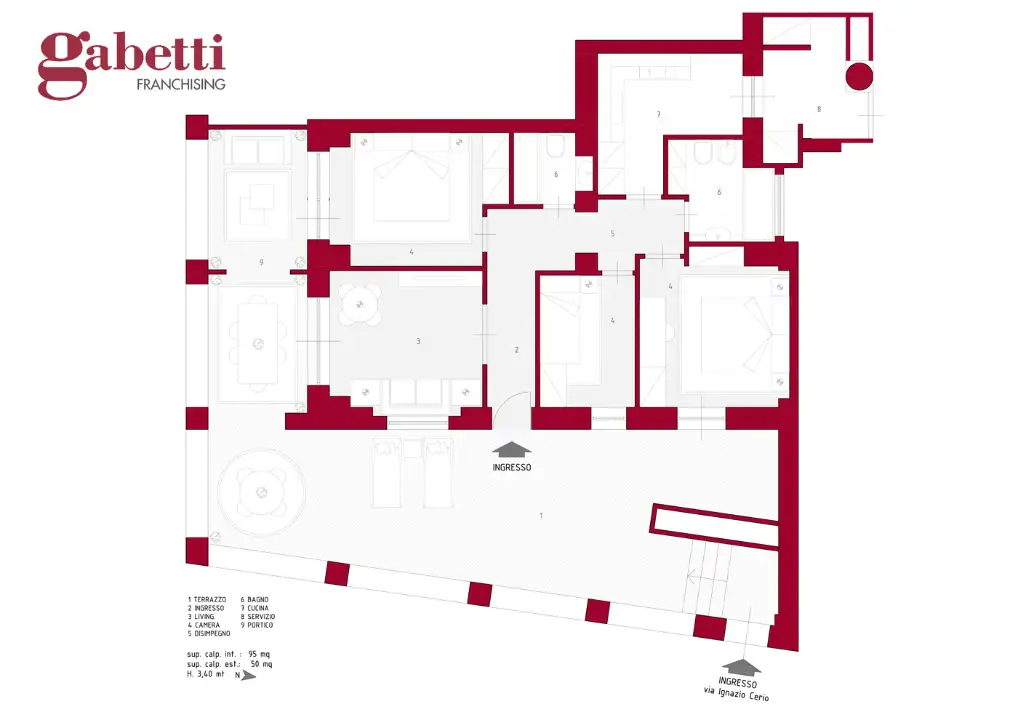 Appartamento - Planimetry 1
