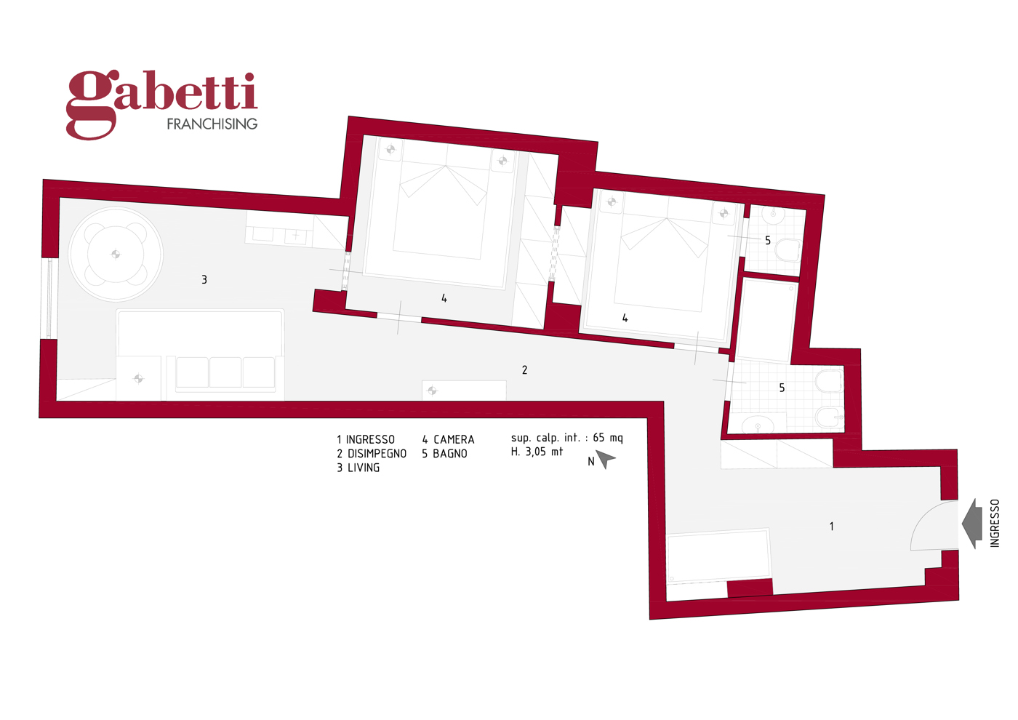 Appartamento - Planimetry 1