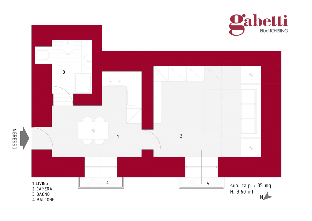 Appartamento - Planimetry 1